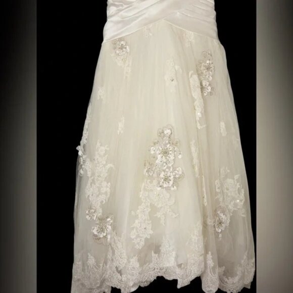 Maggie Sottero Haute Couture Isadora Wedding Dress Gown J1364 Size 10 - Picture 11 of 13